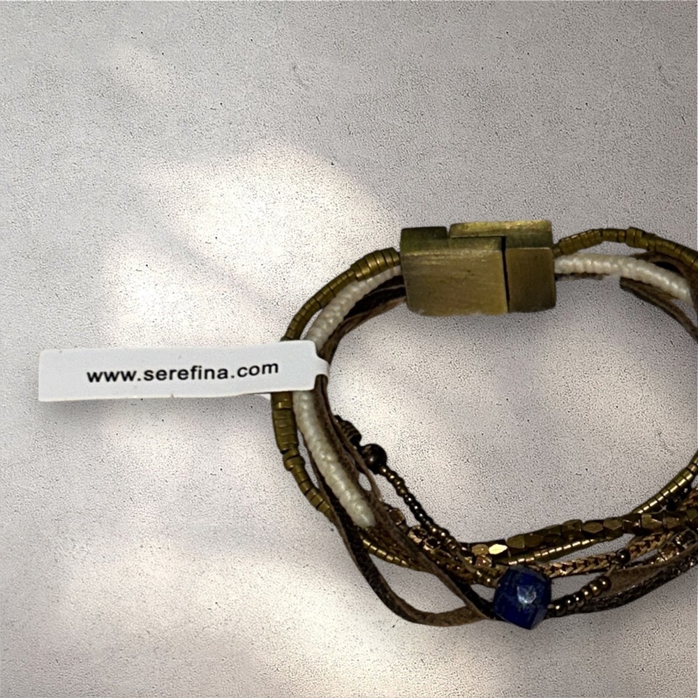 NWT This is a Serefina Sierra Bracelet Set in Blue multi - Picture 5 of 5